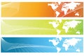 World Banners Royalty Free Stock Photo