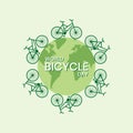 World Bicycle Day Concept