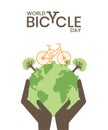 World Bicycle Day Concept