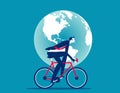 World bicycle day. International bicycle holiday vector concept