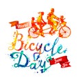 World bicycle Day. June 3th.