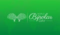 World Bipolar Day Background Illustration Banner with Brains Royalty Free Stock Photo