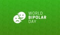 World Bipolar Day Illustration Banner Royalty Free Stock Photo