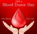 World blood donor day Royalty Free Stock Photo