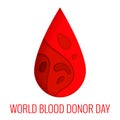 World blood donor day poster