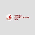 World Blood Donor Day Vector Template Design Illustration