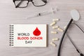 World Blood Donor Day Royalty Free Stock Photo