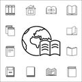 world book icon. Books and magazines icons universal set for web and mobile Royalty Free Stock Photo