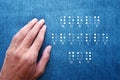 World Braille Day on January 4 Royalty Free Stock Photo