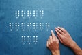 World Braille Day on January 4 Royalty Free Stock Photo