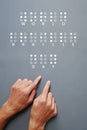 World Braille Day on January 4 Royalty Free Stock Photo