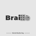 World Braille Day Royalty Free Stock Photo