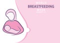 World breastfeeding week poster design