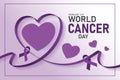 World Cancer Day banner design.