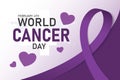 World Cancer Day banner design.