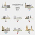 World capitals Royalty Free Stock Photo