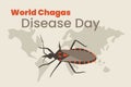 world chagas disease day. Good for poster or background