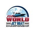 World championship jet boad 2021 illustration vector