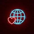 World Charity Neon Sign