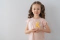 World Childhood cancer Day Royalty Free Stock Photo