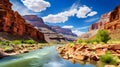 World class photograph of the most amazing arizona river. Ai Generated.NO.02