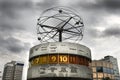 World clock in Berlin Royalty Free Stock Photo