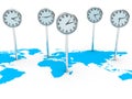 World clocks Royalty Free Stock Photo