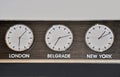 World clocks Royalty Free Stock Photo