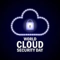 World Cloud Security Day, background