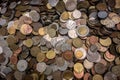 World Coins Background Royalty Free Stock Photo