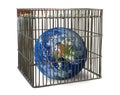 World confined in a cage