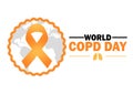 World COPD Day Vector Illustration