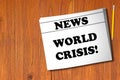 World Crisis Concept Royalty Free Stock Photo