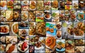 World Cuisine Chicken Collage Royalty Free Stock Photo