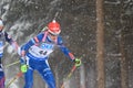 World cup biathlon - Jitka Landova Royalty Free Stock Photo