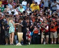 World Cup final game between Germany and Argentina at Maracana Stadium Royalty Free Stock Photo