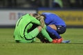 World Cup between Italy vs Croatia, final result 3-0 Royalty Free Stock Photo