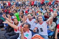 World Cup in Russia 2018, FIFA Fan Festival, football fans.