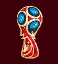 World cup soccer football troph Royalty Free Stock Photo