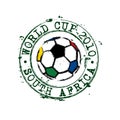 World cup stamp Royalty Free Stock Photo