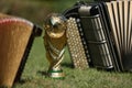 World cup trophy and bayan