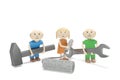 World Day Against Child Labour. Children with tools