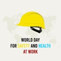 World day for Safety and Health at Work Royalty Free Stock Photo