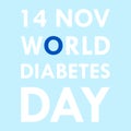 World diabetes day 2016 design illustration prevention for future