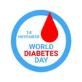 World diabetes day illustration