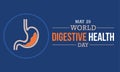 World Digestive Health Day is observed every year on 29th May. Diagnosis and treatment of gastritis, Stomach health Awareness