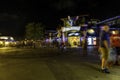 World of disney store lit up at christmas Royalty Free Stock Photo