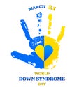 World Down Syndrome Day Royalty Free Stock Photo