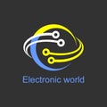 World electronic logo