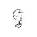 World, embryo icon. Element of biology icon for mobile concept and web apps. Hand drawn World, embryo icon can be used for web and